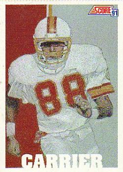 Mark Carrier Tampa Bay Buccaneers 1991 Score NFL Team MVP #626